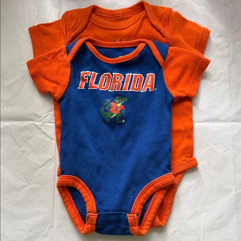 Florida Kids Bodysuit - Blue and Orange